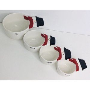 Measuring Cups The Bake shop Snowman Holidays Christmas New